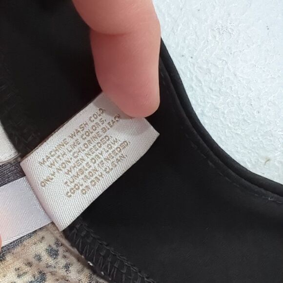 Chico's Dress Womens Medium Animal Print Knee Length Tan and Black - Picture 7 of 9